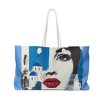 Mediterranean Summer Weekender Bag - Meet Me in Santorini