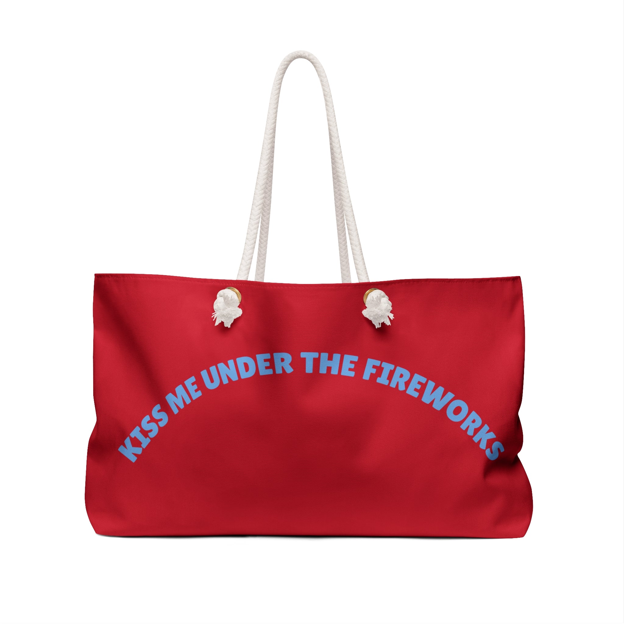 Stars & Stripes Beach Bag Collection - Kiss Me Under the Fireworks