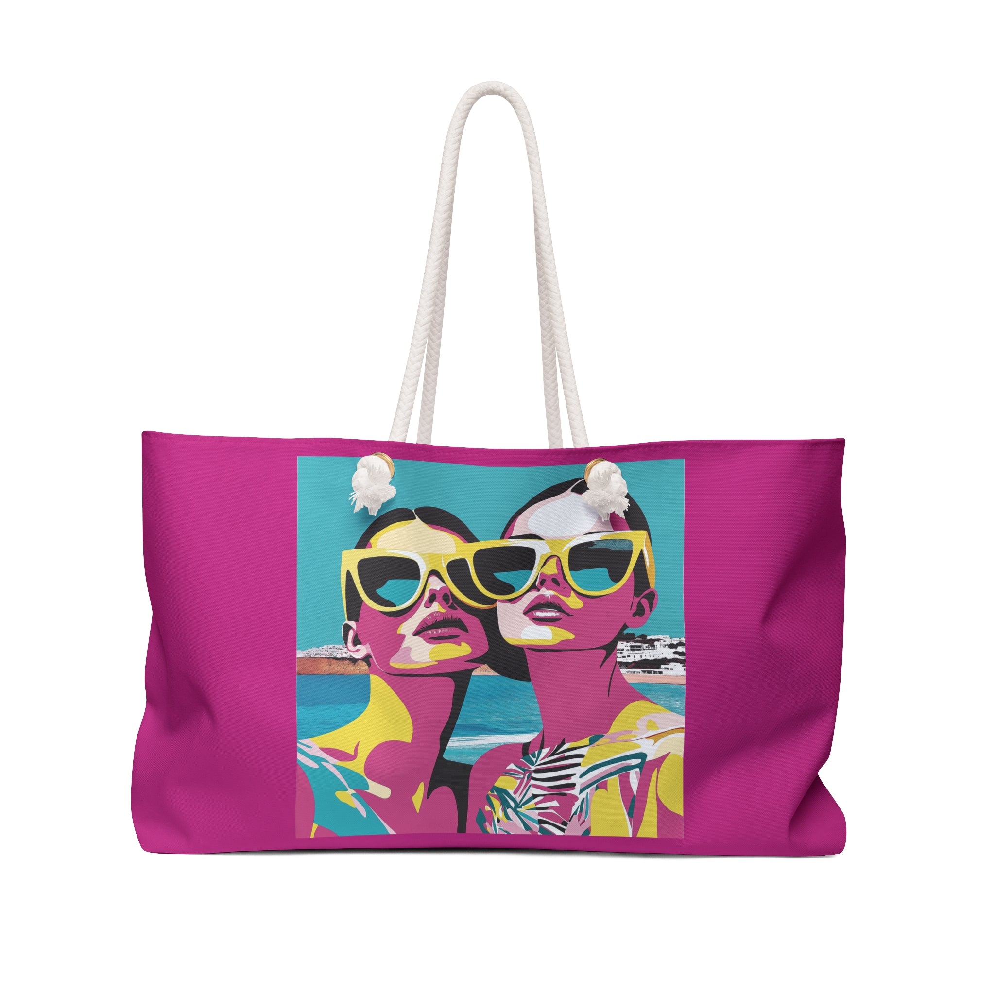 Mediterranean Summer Weekender Bag - Spanish Girl Summer