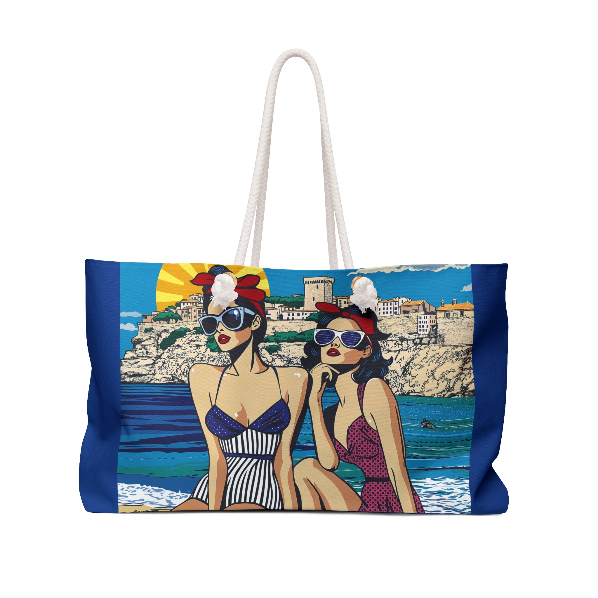 Mediterranean Summer Weekender Bag - French Girl Summer