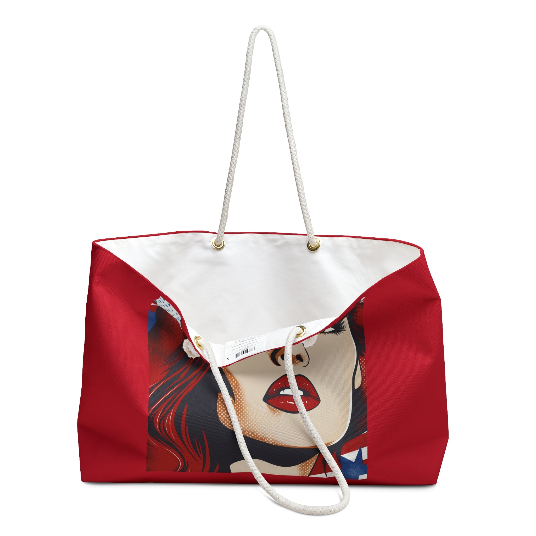 Stars & Stripes Beach Bag Collection - Serving Liberty & Lipstick