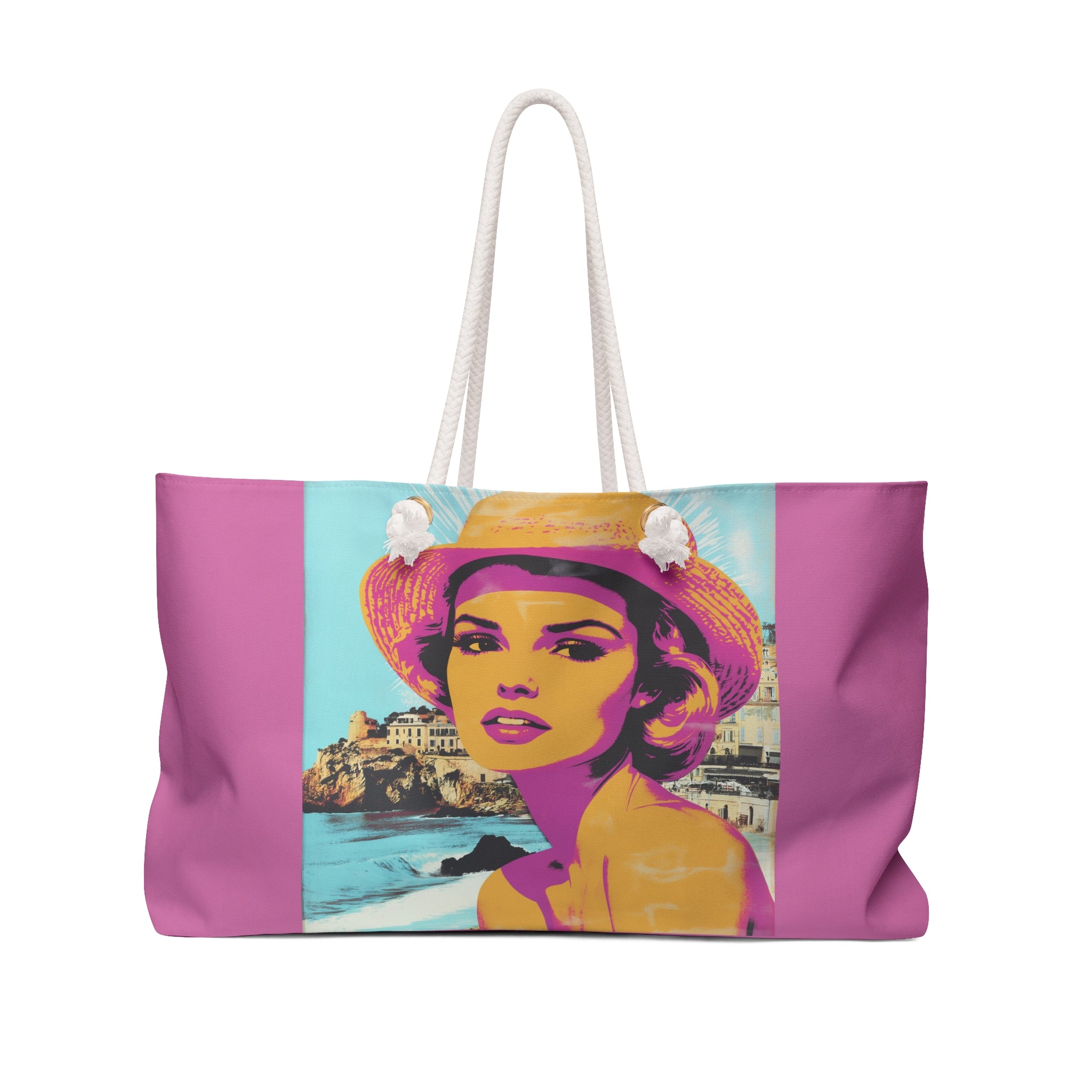 Mediterranean Summer Weekender Bag - Living La Vie En Rose