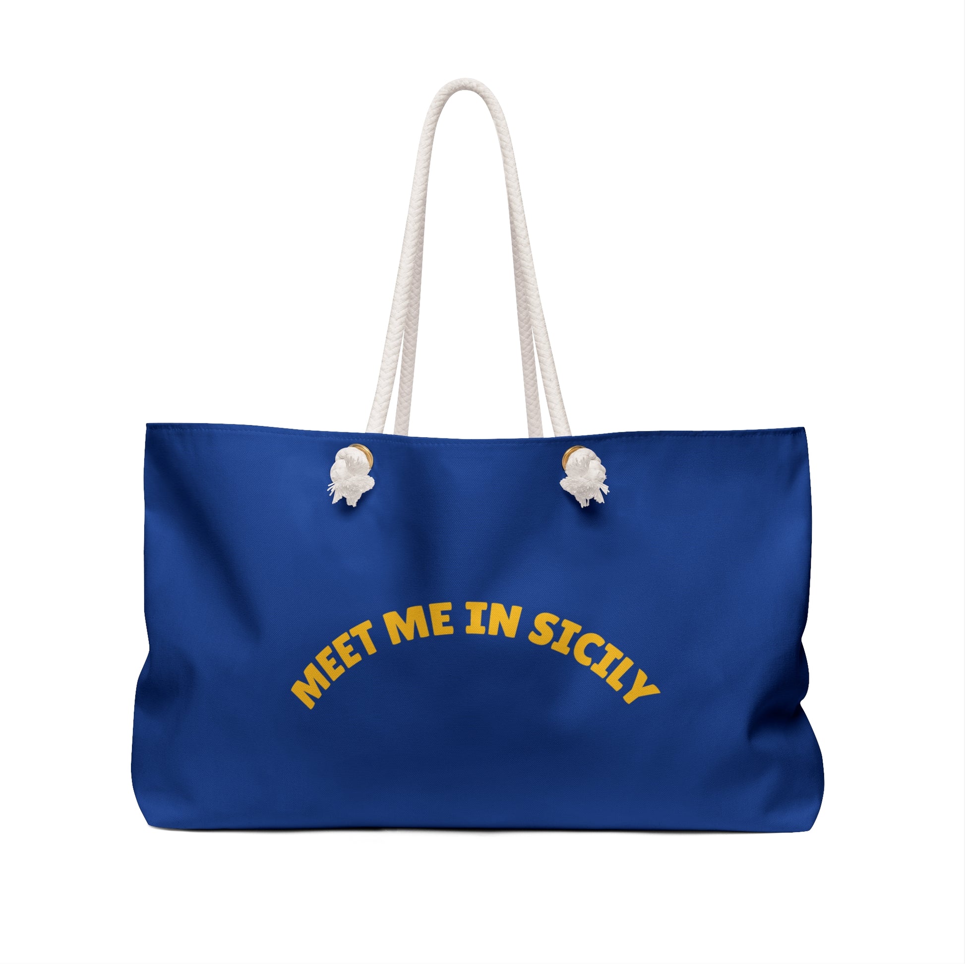 Mediterranean Summer Weekender Bag - Meet Me in Sicily