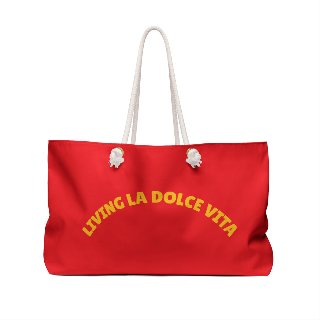 Mediterranean Summer Weekender Bag - Living La Dolce Vita