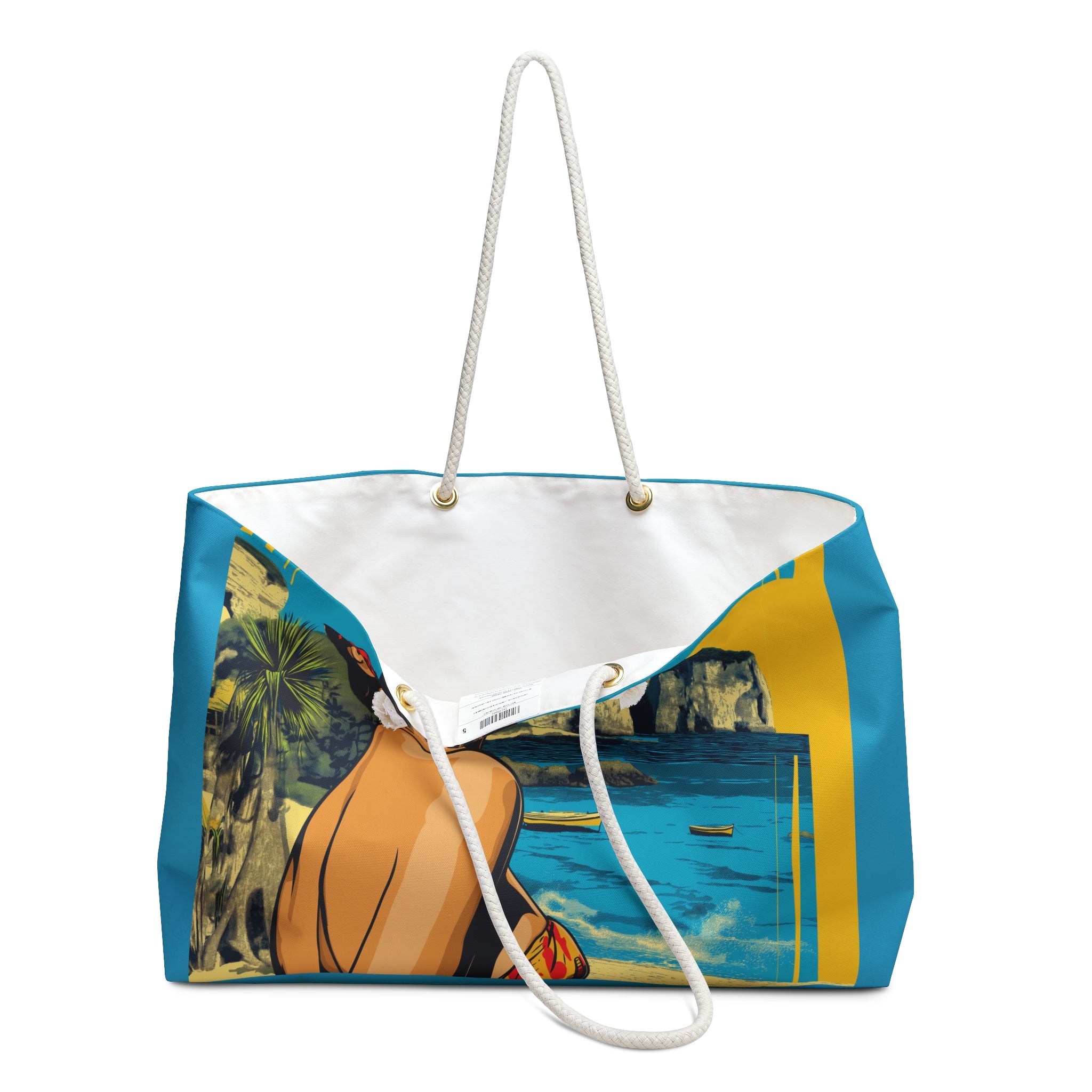 Mediterranean Summer Weekender Bag - Italian Girl Summer
