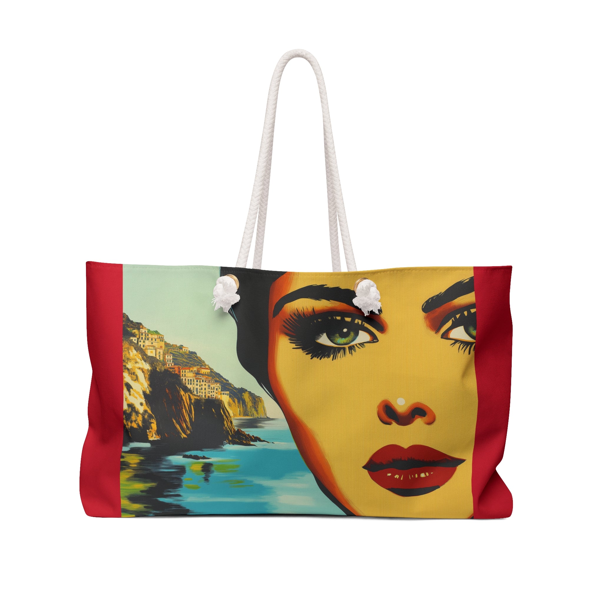Mediterranean Summer Weekender Bag - Escape to the Amalfi Coast