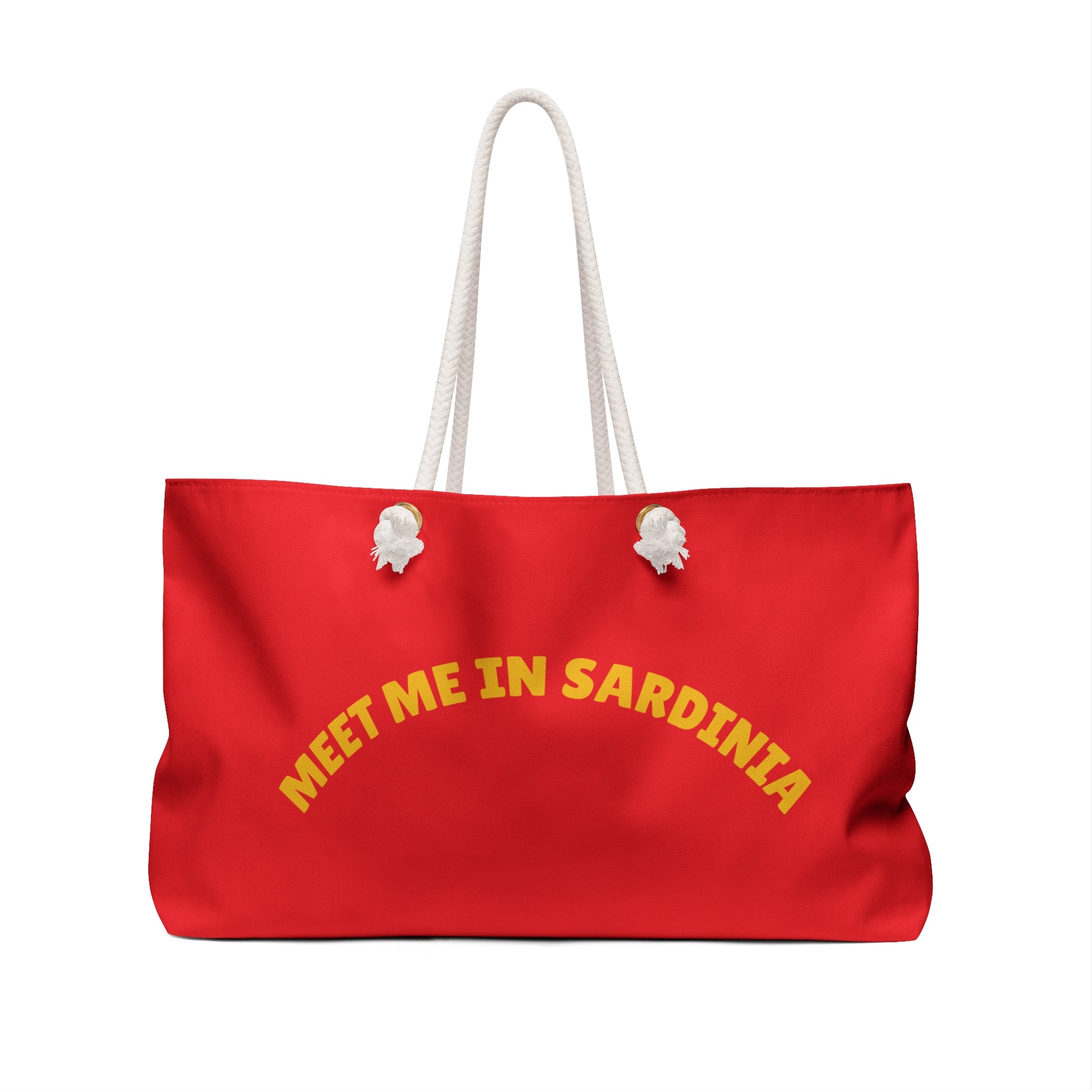 Mediterranean Summer Weekender Bag - Meet Me in Sardinia