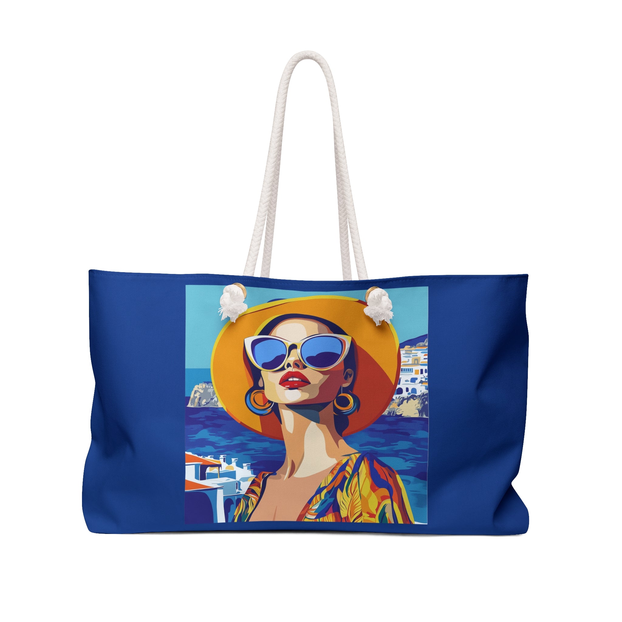Mediterranean Summer Weekender Bag - Under a Grecian Sun