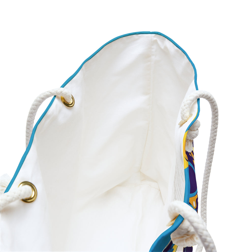 Mediterranean Summer Weekender Bag - Greek Girl Summer