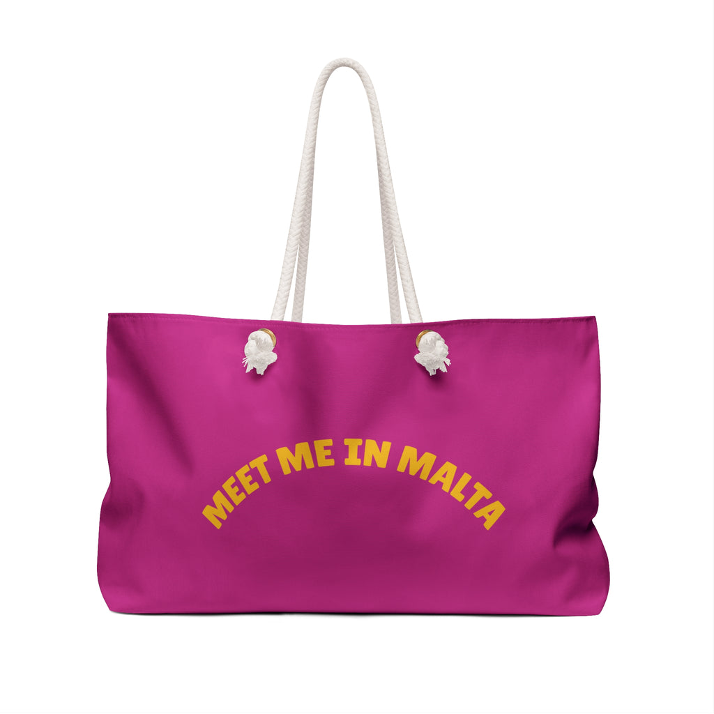 Mediterranean Summer Weekender Bag - Meet Me in Malta