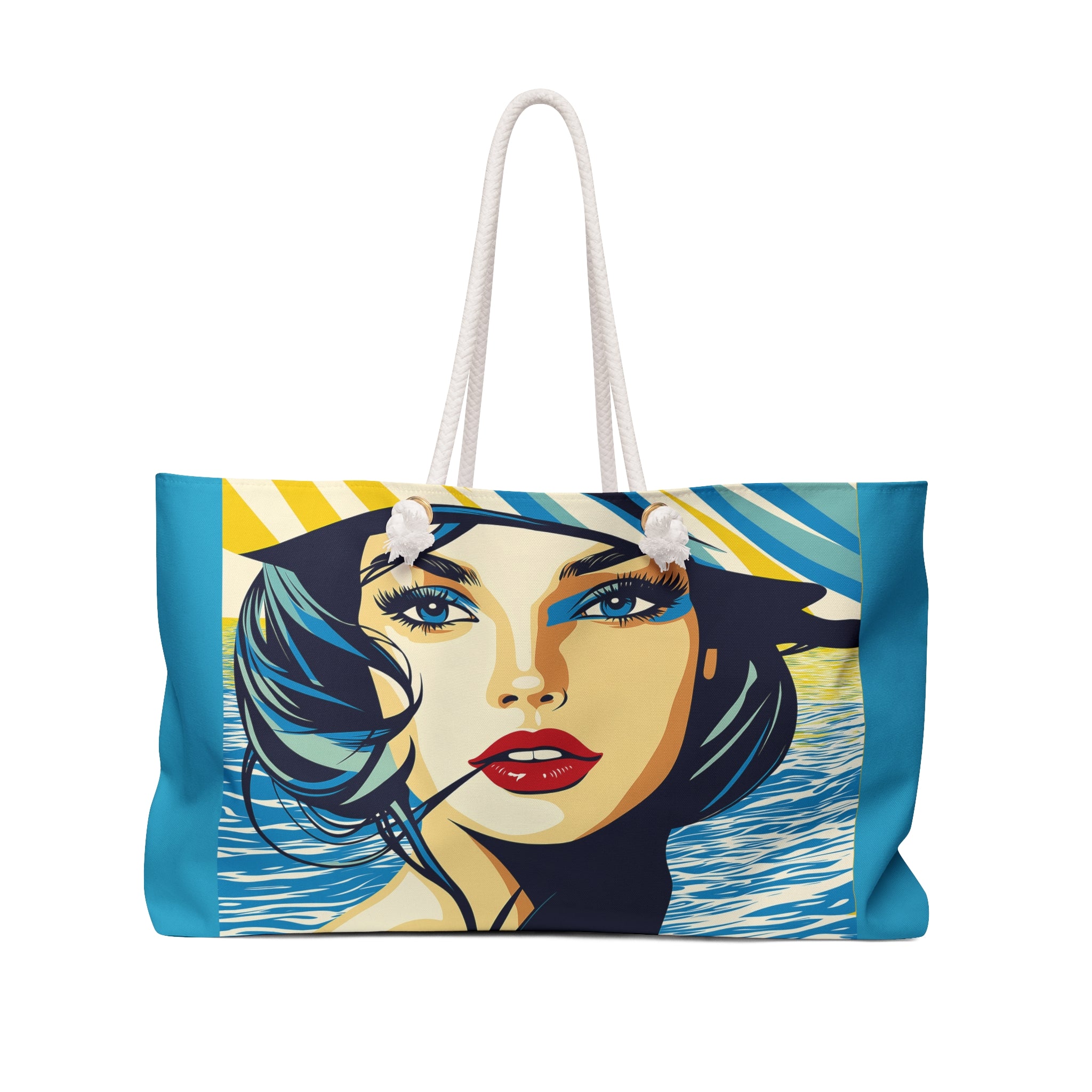 Seven Seas Beach Bag Collection - Happiness Comes in Waves