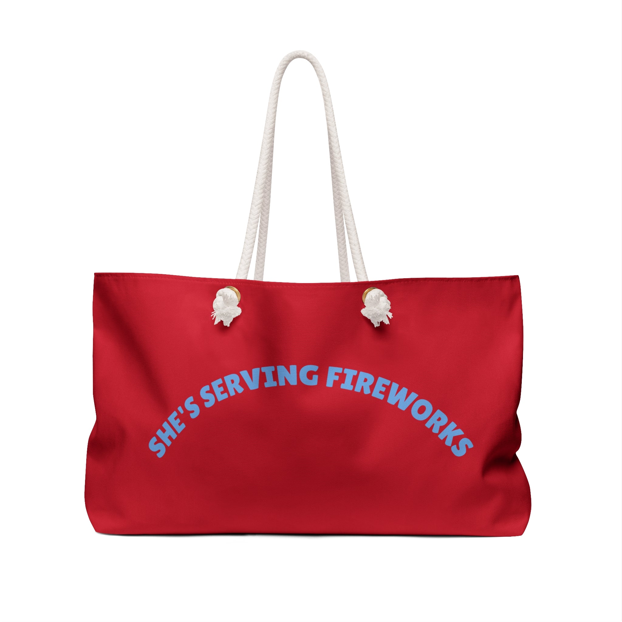 Stars & Stripes Beach Bag Collection - She's Serving Fireworks