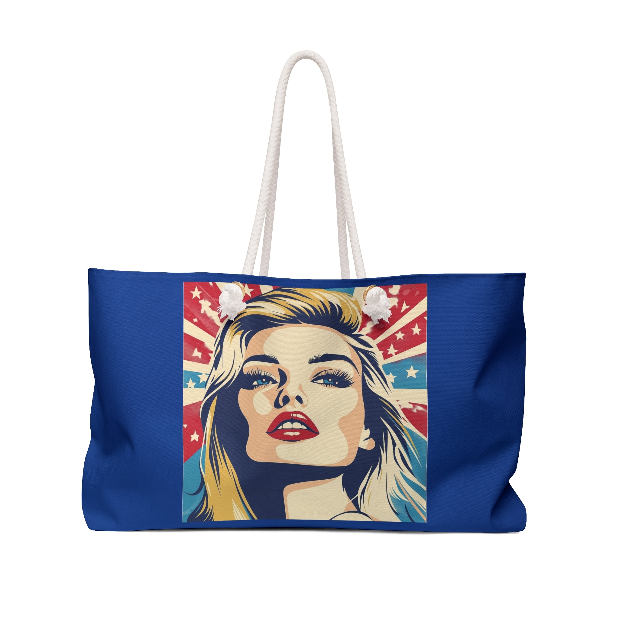 Stars & Stripes Beach Bag Collection - Born in the U.S. Slay