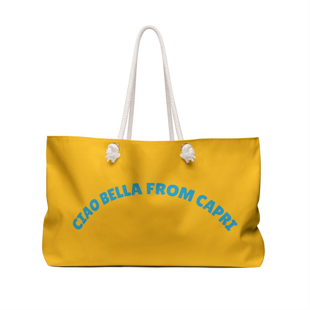 Mediterranean Summer Weekender Bag - Ciao Bella from Capri