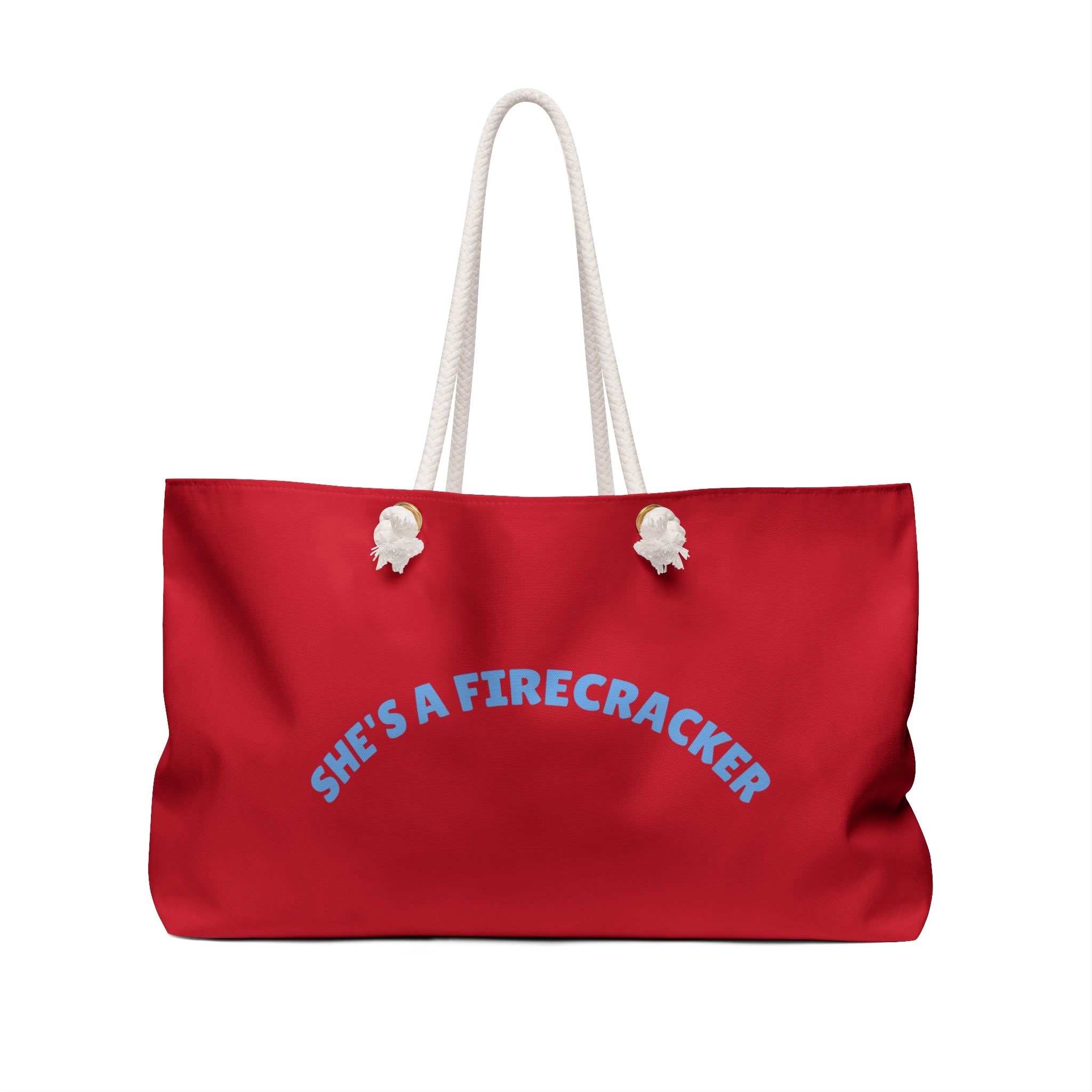 Stars & Stripes Beach Bag Collection - She's a Firecracker