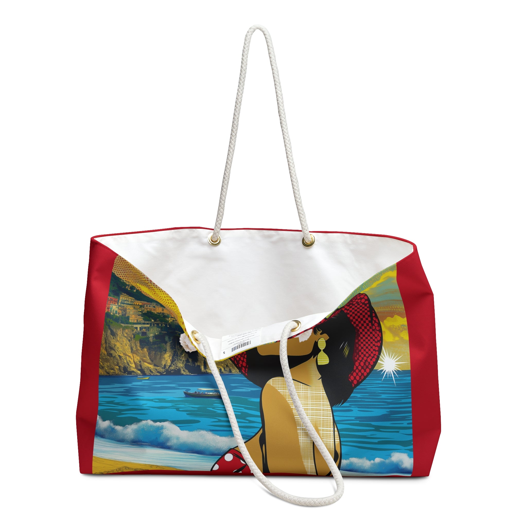 Mediterranean Summer Weekender Bag - Under a Sicilian Sun