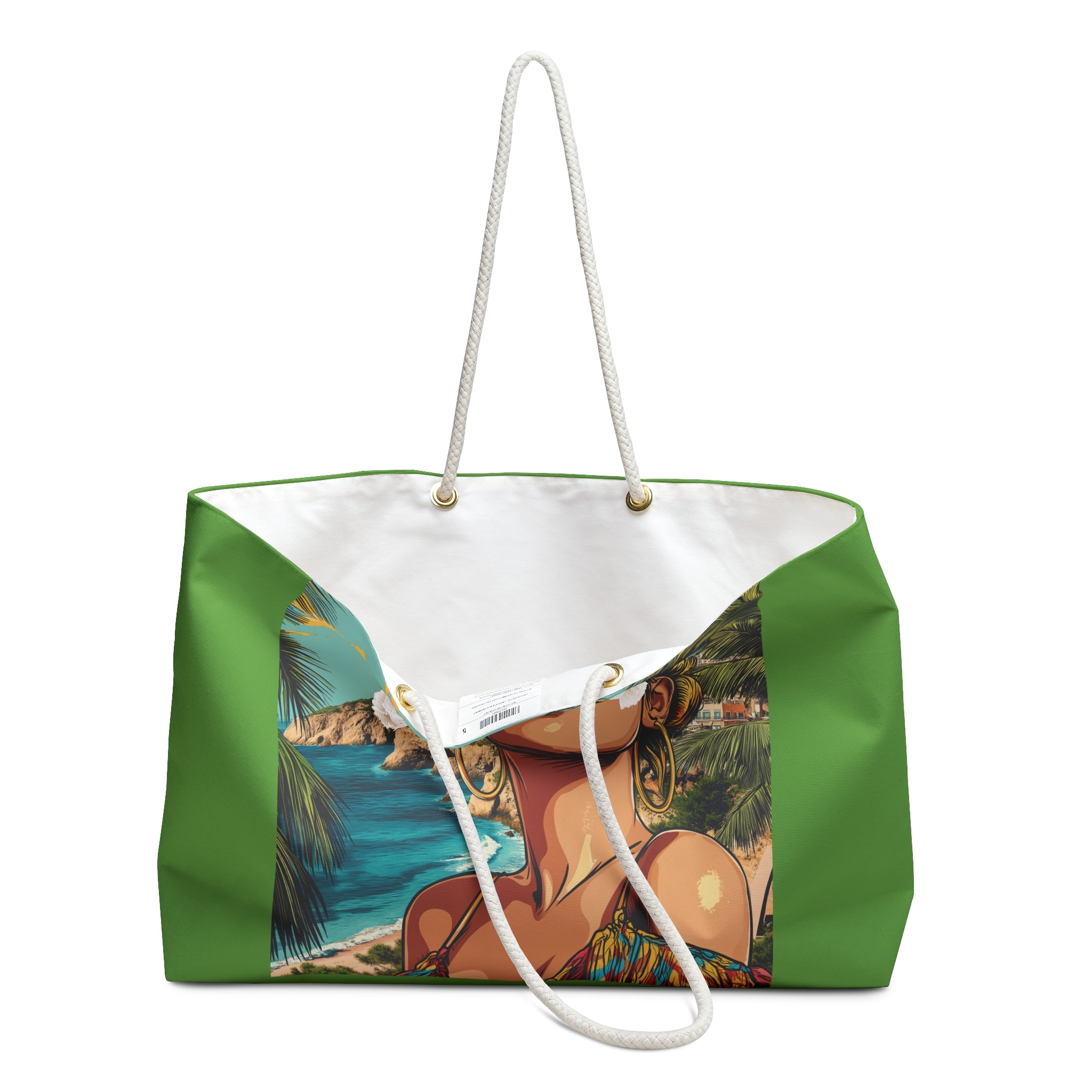Mediterranean Summer Weekender Bag - Fiesta, Siesta, Ibiza, Repeat