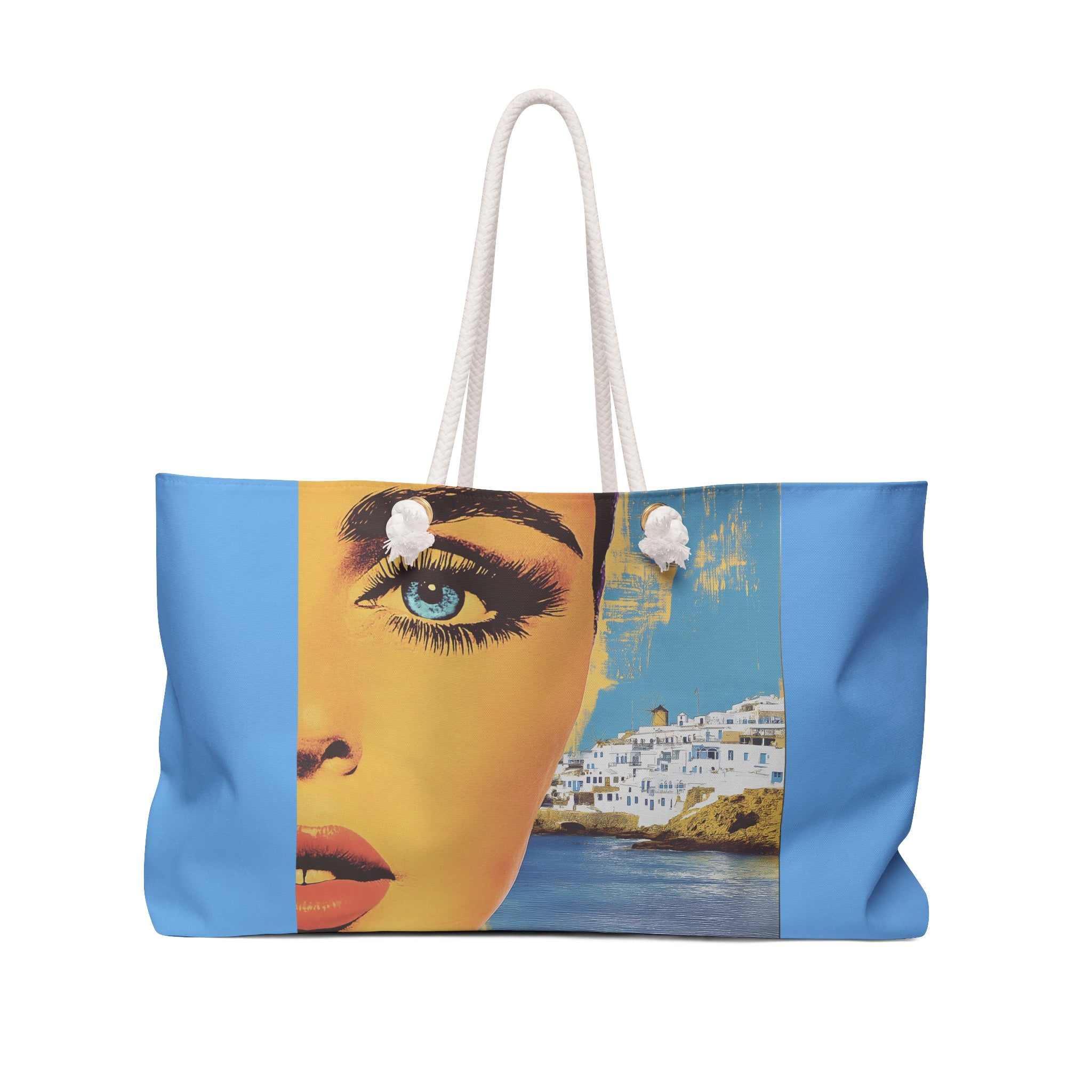 Mediterranean Summer Weekender Bag - Meet Me on Mykonos