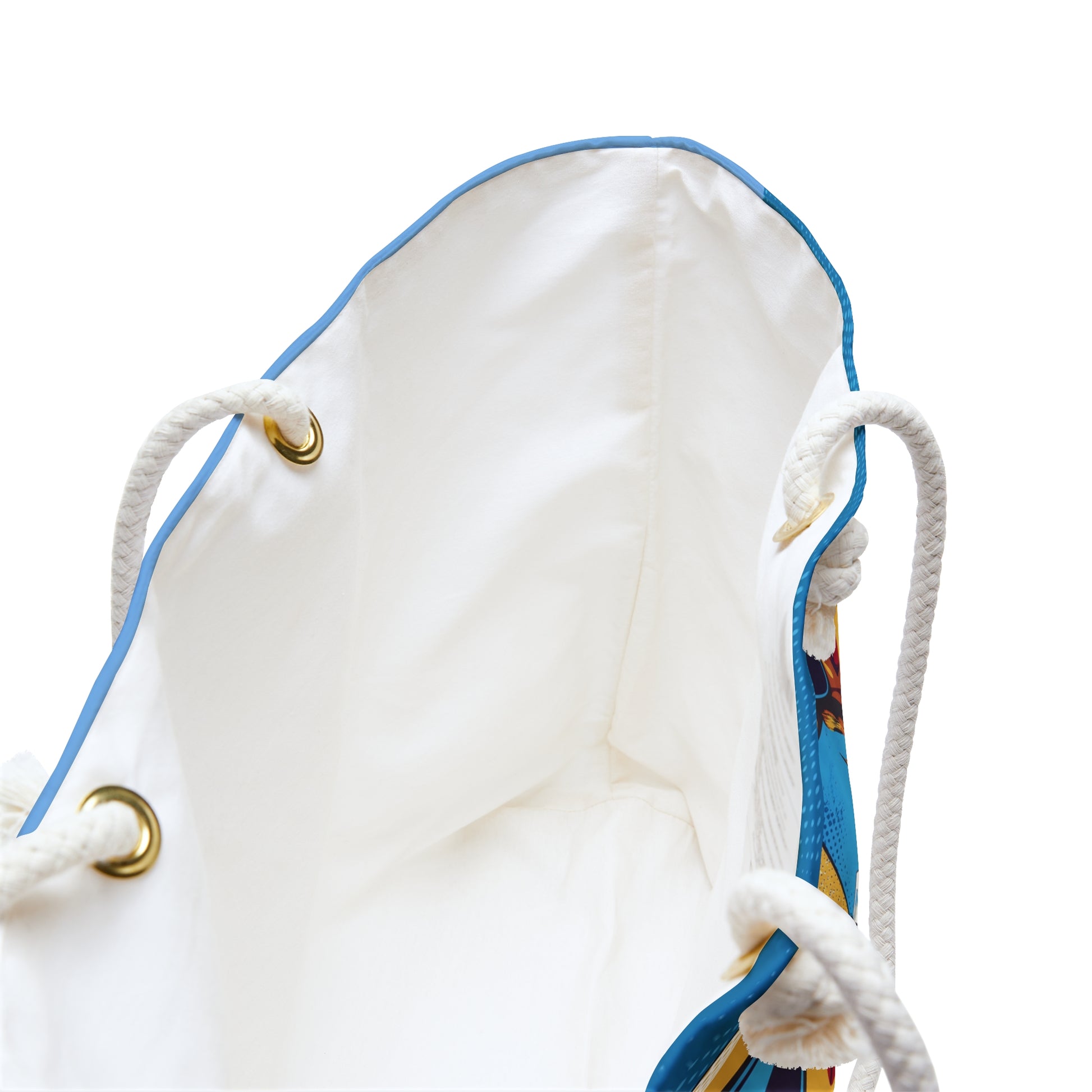 Mediterranean Summer Weekender Bag - Summer in Santorini