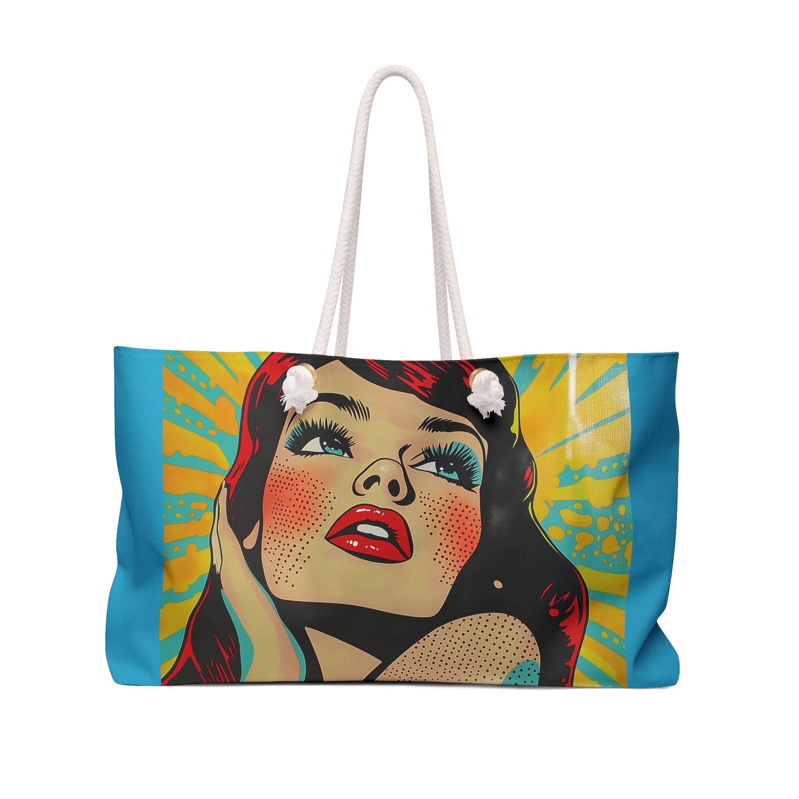 Good Vibes Only Pop Art Weekender Bag