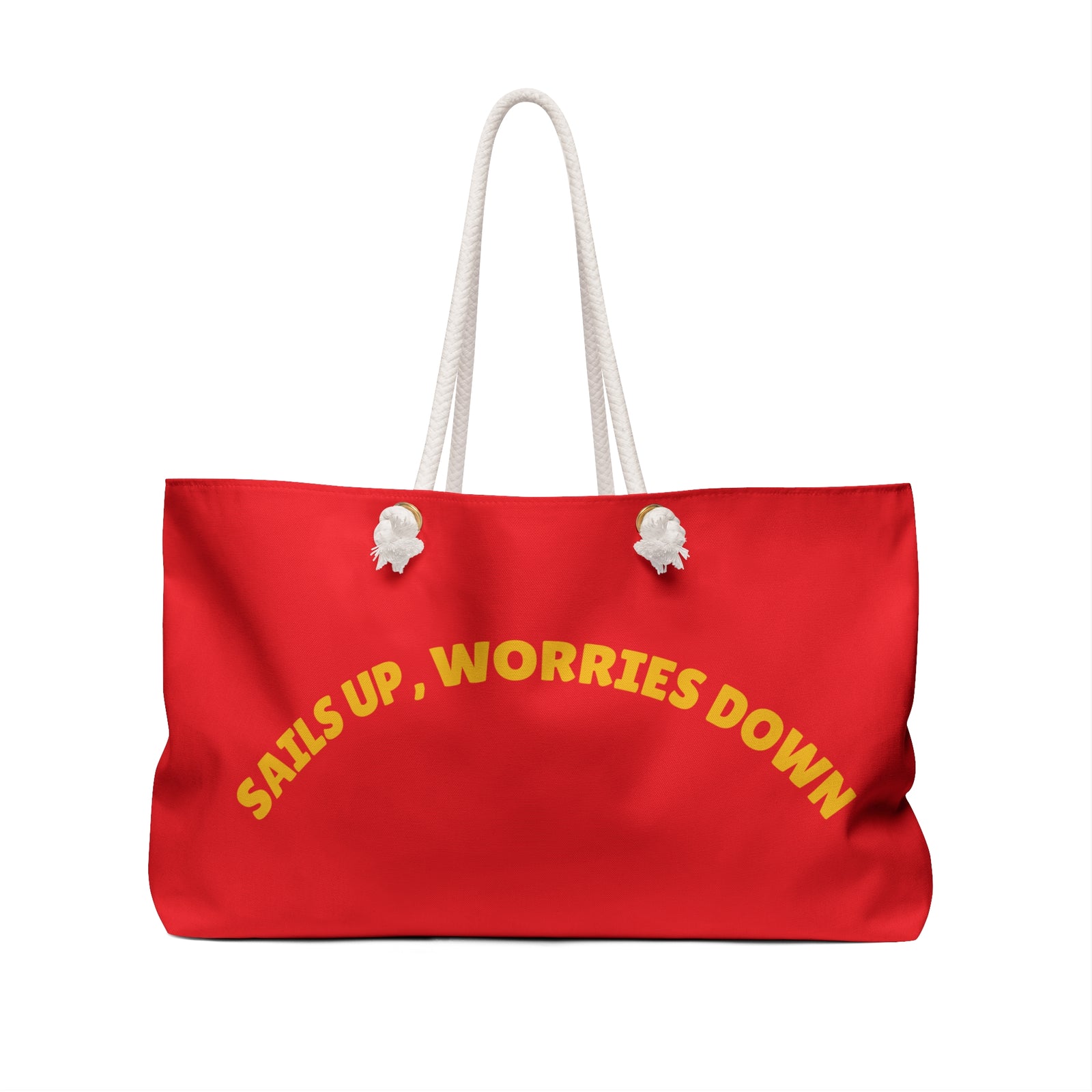 Nautical Beach Bag Collection - Sails Up, Worries Down