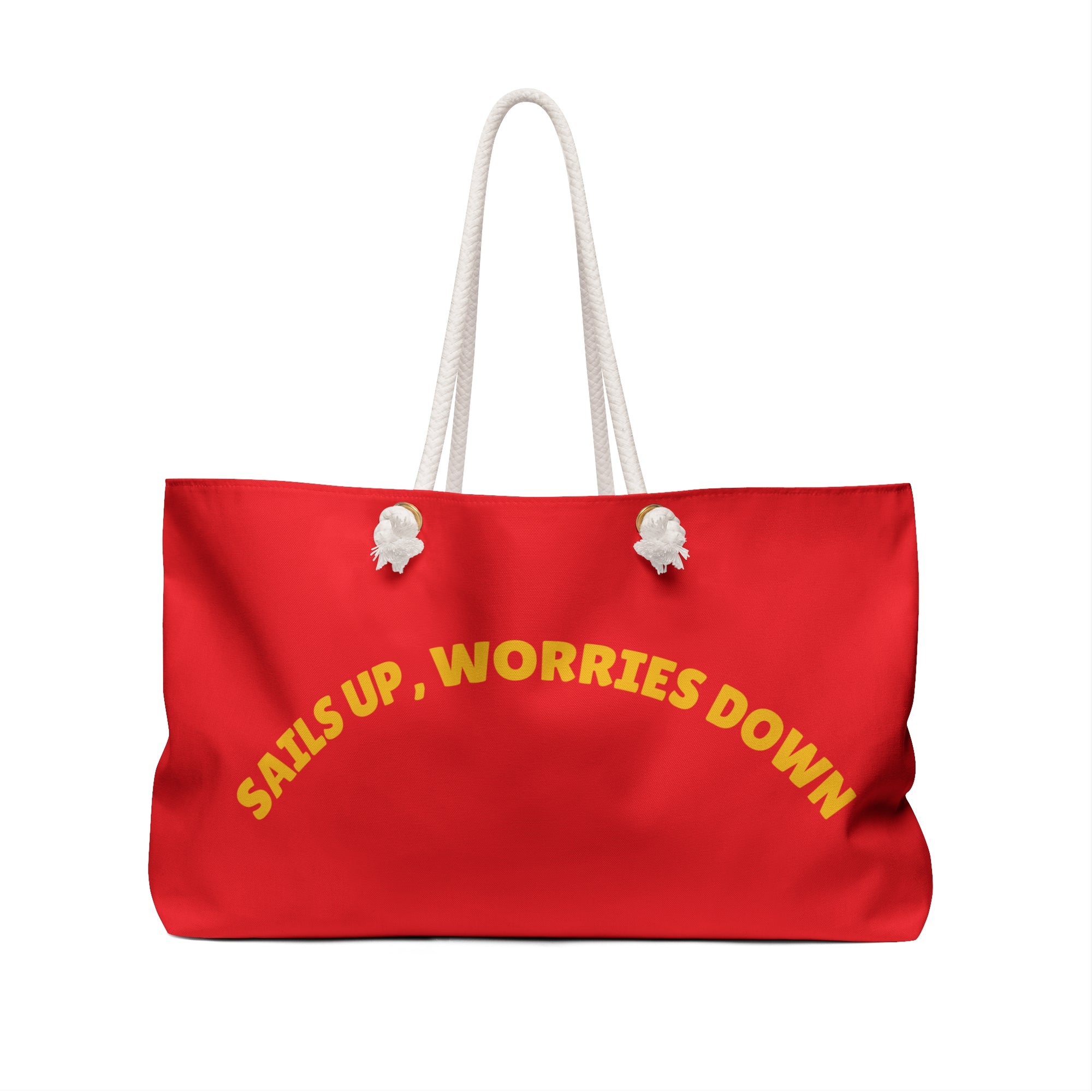 Nautical Beach Bag Collection - Sails Up, Worries Down