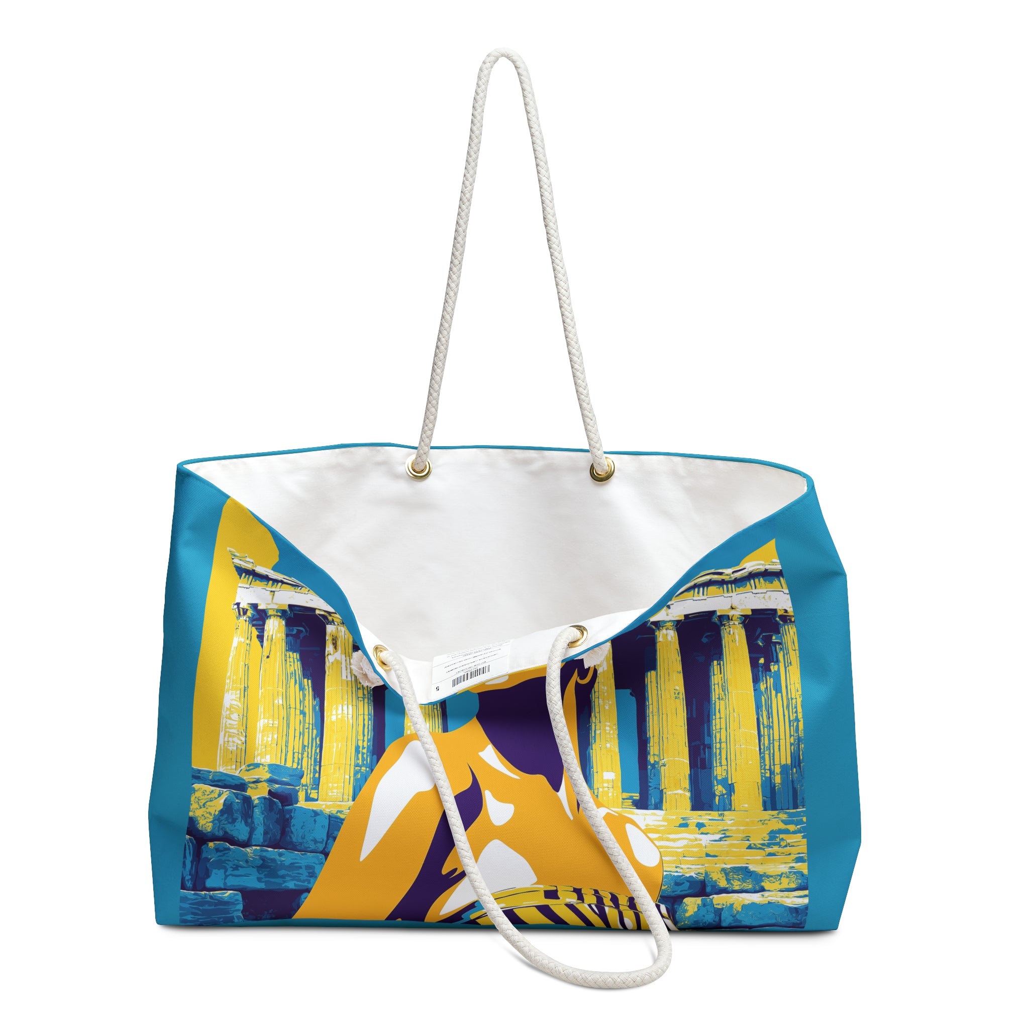 Mediterranean Summer Weekender Bag - Greek Girl Summer